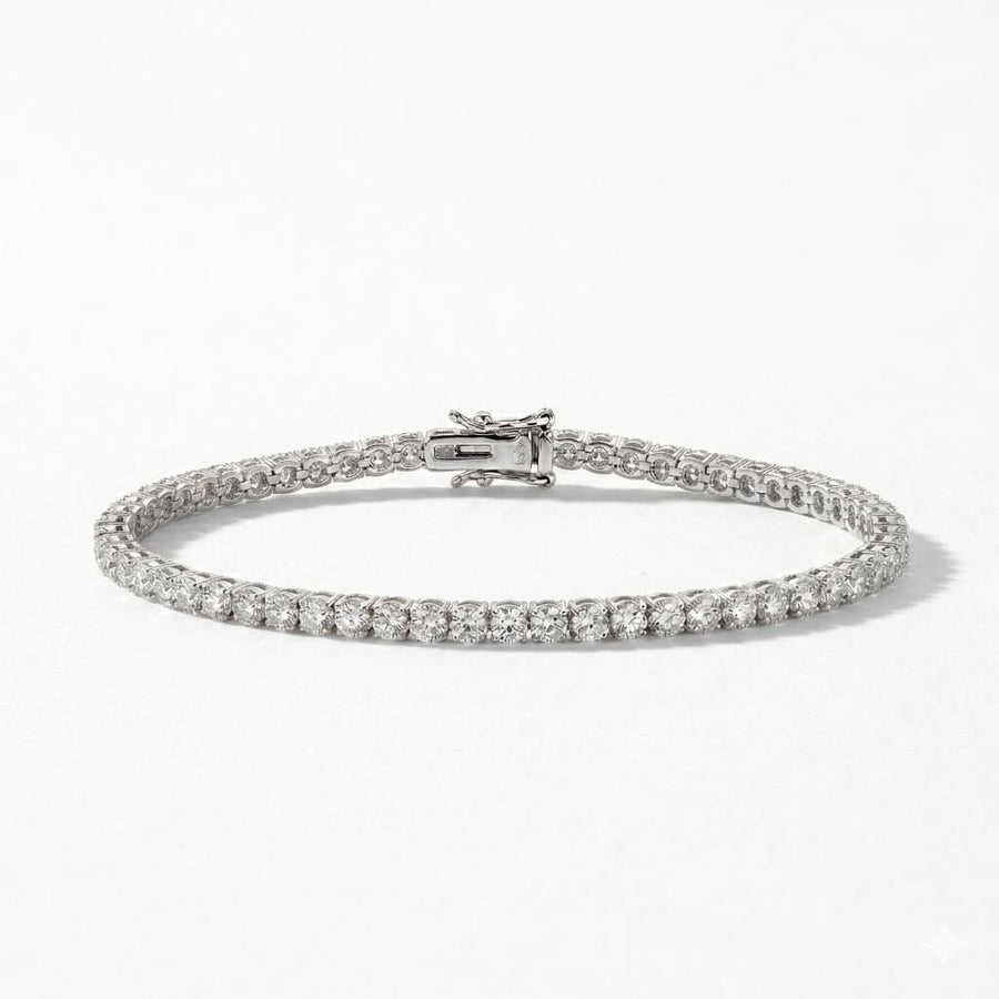 dds-5-points-diamond-white-gold-tennis-bracelet
