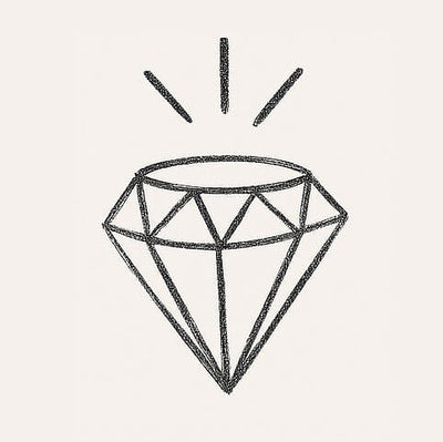 DDS 培育鑽與天然鑽 對照圖 示意圖